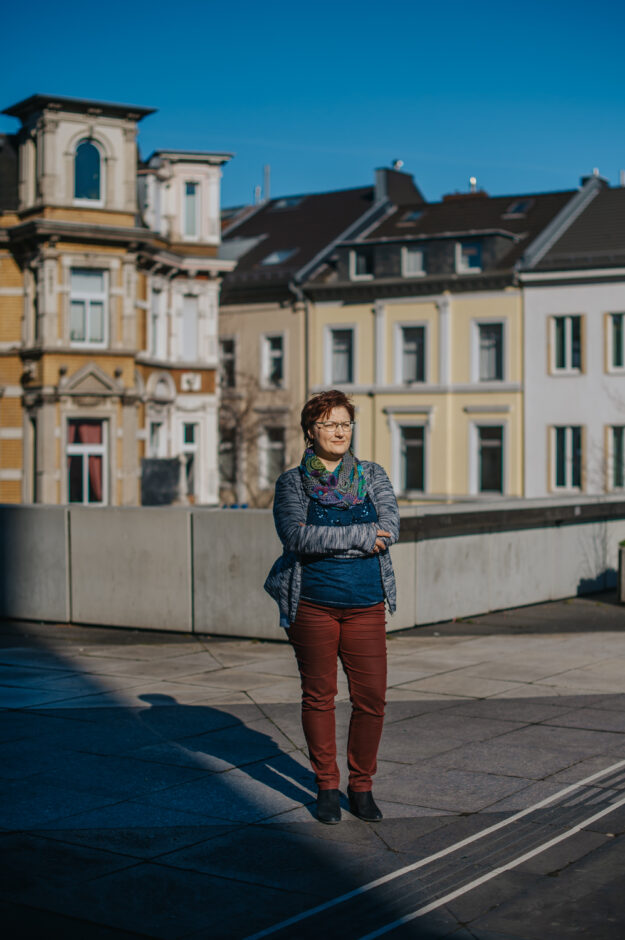 Wut - Die Verrohung der Gesellschaft. Portrait von Fr. Erdmann am 26.02.2019 an der Stadtverwaltung Bonn.