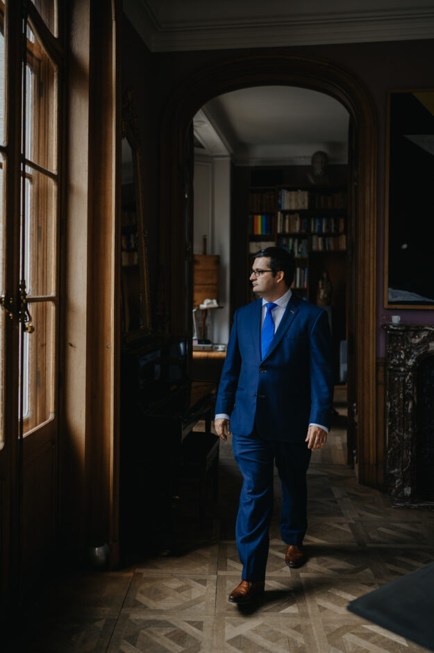 Portrait von Frederic Baldan, belgischer Lobbyist bei der EU, am 18.06.2023 in Bruessel. Er hat Ursula von der Leyen verklagt.